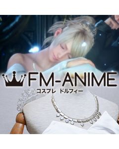 Kingsglaive: Final Fantasy XV Lunafreya Nox Fleuret Wedding Dress Cosplay Accessories Necklace Crwon