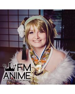 Love Live! Hanayo Koizumi SR Card Mochi and Rice New Year Kimono Cosplay Wig