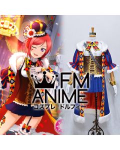 Love Live! Maki Nishikino Magician Cards Cosplay Costume with Crown