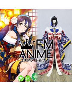 [Display] Love Live! Umi Sonoda UR Card Happy New Year Kimono Cosplay Costume