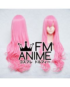 Medium Length Wavy Pink Cosplay Wig