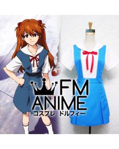 Neon Genesis Evangelion Rei Ayanami & Asuka Langley Soryu Female Uniform Cosplay Costume