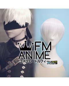 Nier: Automata 9S YoRHa No.9 Type S Cosplay Wig (White / Silver White)