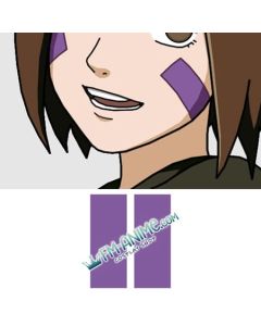 Ninja Anime Rin Cosplay Temporary Tattoo Stickers