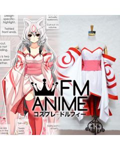 Okami Amaterasu Personified Kimono Cosplay Costume
