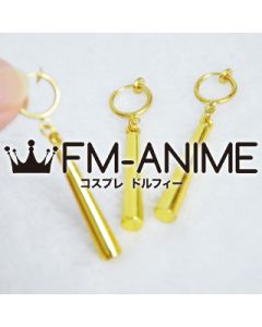 One Piece Roronoa Zoro / Hoozuki no Reitetsu Dakki Matel Earrings Cosplay Accessories Props