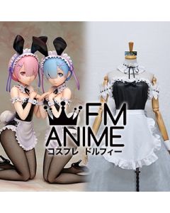 Re:ZERO -Starting Life in Another World- Ram & Rem Figure Bunny Ver. Cosplay Costume