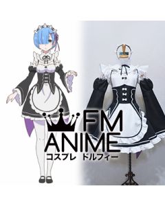 Re:ZERO -Starting Life in Another World- Ram Rem Maid Dress Cosplay Costume