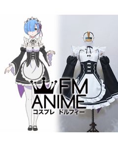 [Display] Re:0Life Ram Rem Maid Dress Cosplay Costume