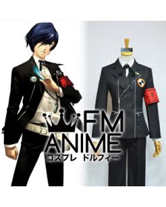 Shin Megami Tensei: Persona 3 Makoto Yuki / Male Protagonist Male Uniform Cosplay Costume
