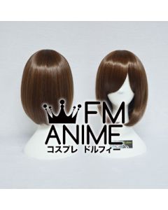 Short Straight Bob Black Mixed Brown Cosplay Wig