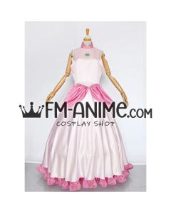 Su Ma-o Sunshine Princess Peach Dress Cosplay Costume