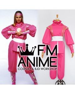 Super Sentai Series Power Rangers Pink Ninjetti Ranger Cosplay Costume