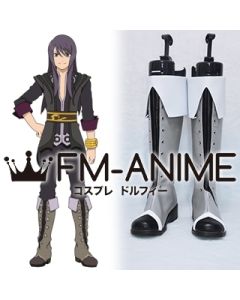 Tales of Vesperia Yuri Lowell Cosplay Shoes Boots (Gray)