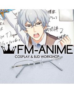 The Idolmaster: SideM / THE iDOLM@STER: SideM Michio Hazama Silver Glasses Cosplay Accessories