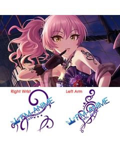 THE iDOLM@STER: Cinderella Girls Starlight Stage Mika Jougasaki Glorious★Glow Cosplay Tattoo Stickers