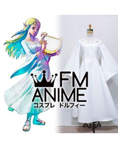 The Legend of Zelda: Skyward Sword Princess Zelda Goddess Hylia White Dress Cosplay Costume