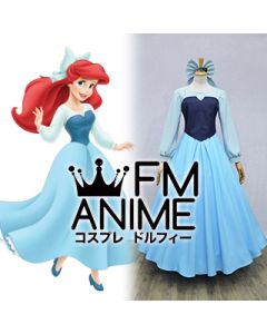 The Little Mermaid (Disney) Ariel Blue Dress Cosplay Costume