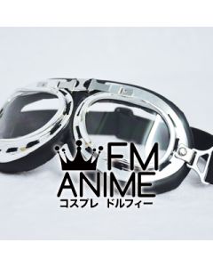 Vintage Style Clear Lens Goggles Glasses Cosplay Accessories Props