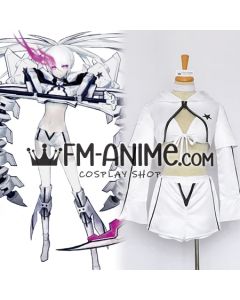 Black Rock Shooter White Rock Shooter Cosplay Costume