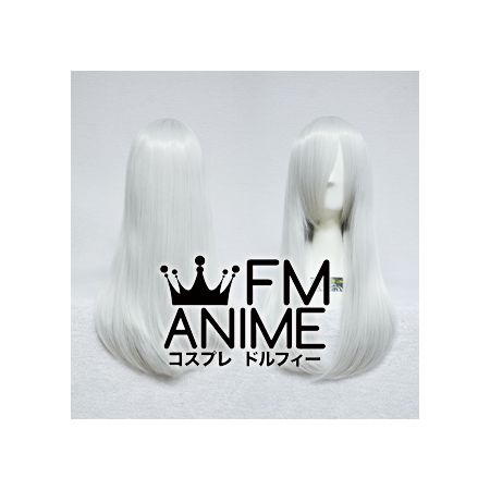 60cm Pageboy Silver White Cosplay Wig
