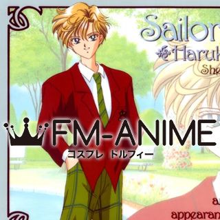 Details about   hot sell Anime Sailor Moon Tenoh Haruka Uranus School Uniform Cosplay Costume 