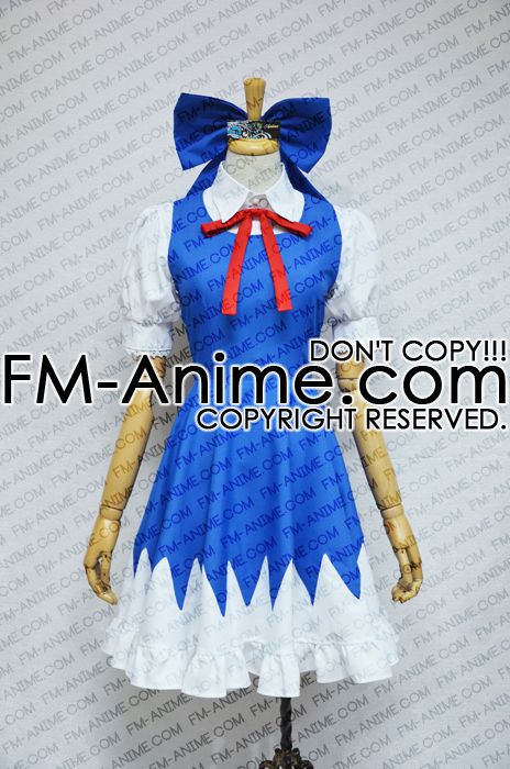 Details about   Touhou Project Cirno Cosplay Costume Dresses M006