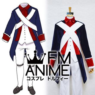 APH Hetalia Axis Powers Alfred United States War Cos Uniform Cosplay Costume