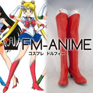 Sailor Moon Usagi Tsukino Cosplay Shoes Boots Custom Made 1 