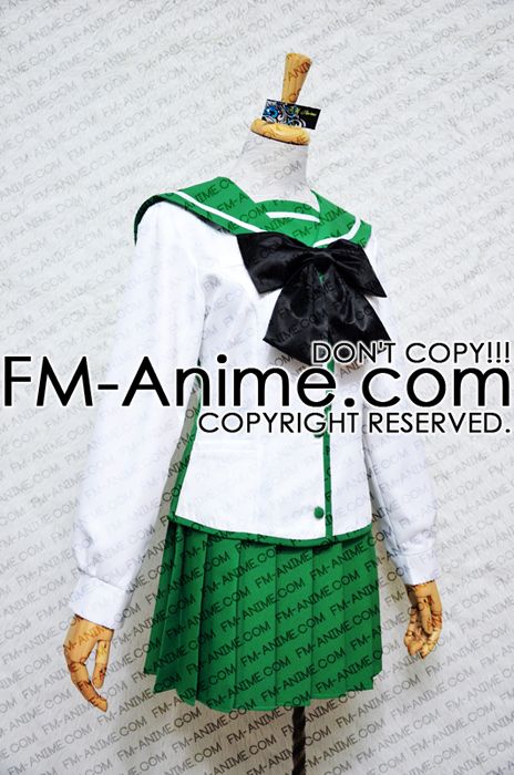 High School of the Dead School Uniform Short Skirt Costume Cosplay Anime NEW！a