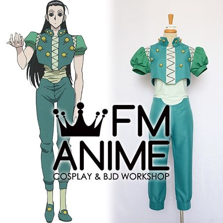 Deserve rely dump Hunter x Hunter Illumi Zoldyck Green Cosplay Costume – FM-Anime