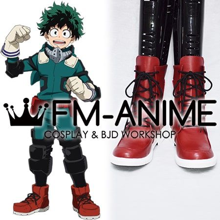 My Hero Academia Boku No Hero Academia Izuku Midoriya Cosplay Shoes Boots 