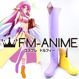 Anime NO GAME NO LIFE Jibril Cosplay Boots Shoes