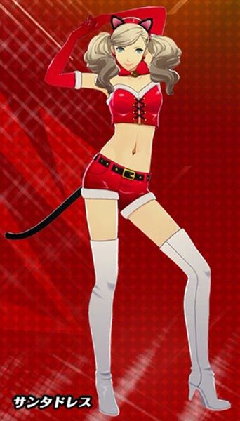 FM Anime Persona 5: Dancing Star Night Ann Takamaki Christmas. 