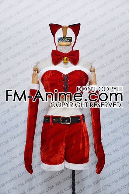 Details about   Hot！Persona 5 Christmas maid cosplay costume dress  # 