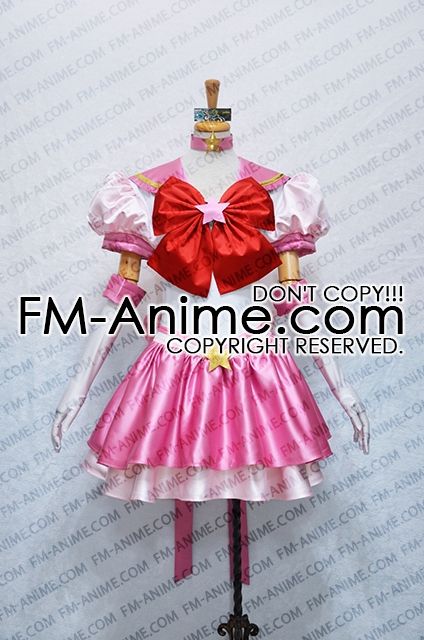 Sailor Moon SuperS Cosplay Costume Sailor Chibi Moon Tsukino Chibiusa Gloves 