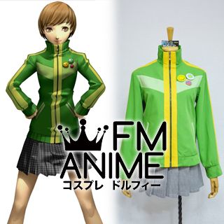 Anime Persona 4 Chie Satonaka Uniform Suit Cosplay Costume 