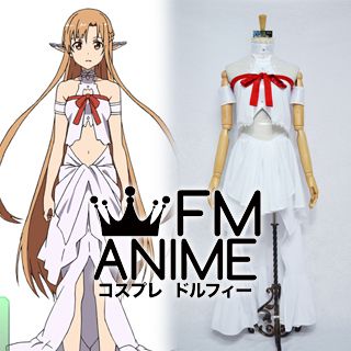 Sword Art Online Asuna ALO Costume Dress NEW 