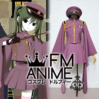 Cosplay Costume Senbonzakura Vocaloid Hatsune Miku Army Military Uniforms Outfit 