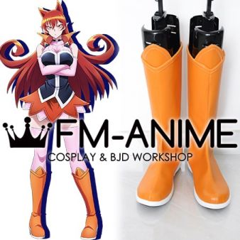 Welcome to Demon School! Iruma-kun Azazel Amelie Azazel Ameri Orange Cosplay Shoes Boots