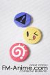 Hyperdimension Neptunia Uzume Tennouboshi Pin Badges Cosplay Accessories