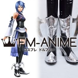 Kingdom Hearts Aqua Shoes Cosplay Shoes Boots Custom Made Details about   New 