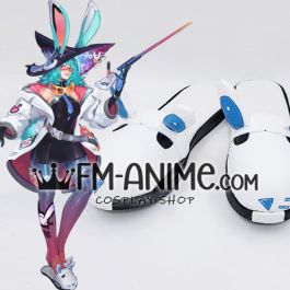 League of Legends Battle Bunny Aurora Cosplay Shoes Commission, PU ...