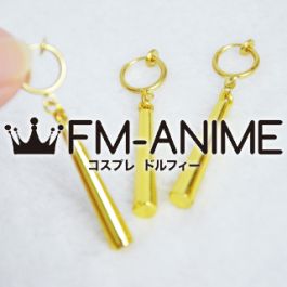 One Piece Roronoa Zoro / Hoozuki no Reitetsu Dakki Matel Earrings Cosplay Accessories Props