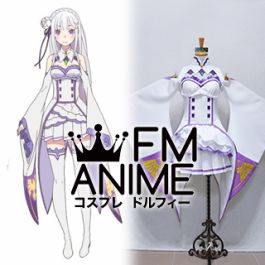 Re:ZERO -Starting Life in Another World- Emilia Cosplay Costume