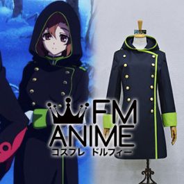 Seraph of the End Sayuri Hanayori & Yukimi Shigure Military Uniform Cosplay Costume Coat