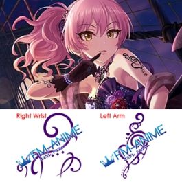 THE iDOLM@STER: Cinderella Girls Starlight Stage Mika Jougasaki Glorious★Glow Cosplay Tattoo Stickers