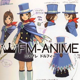 Ace Attorney Trucy Wright Cosplay Costume