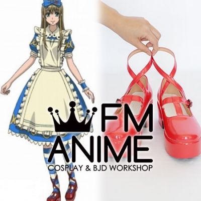 Alice in the Country of Hearts Alice Liddell Red Lolita Cosplay Platform Shoes