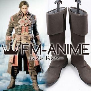 Assassin's Creed: Unity Arno Dorian Shay's Master Templar Outfit Cosplay Shoes Boots